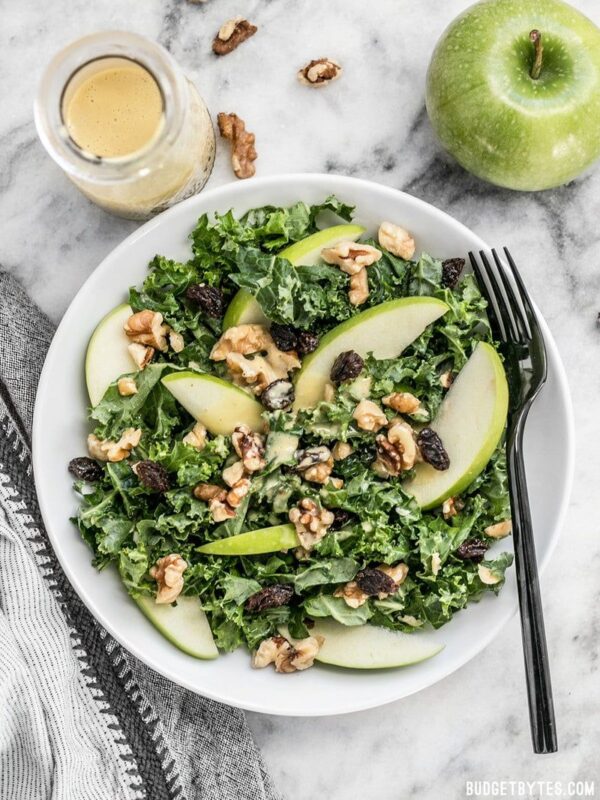 Apple Walnut Salad Tray with Zesty Vinaigrette (Feeds 5)