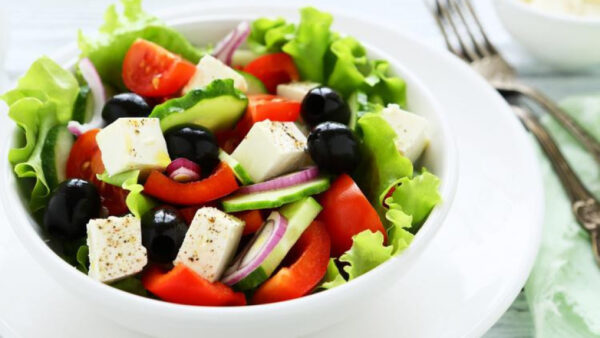 Greek Salad Tray with Tangy Feta (Feeds 10)