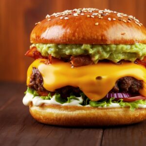 Classic Burger Lunch Box: Our timeless beef patty, lettuce, tomato, onion, and special sauce.