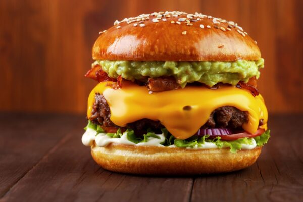 Classic Burger Lunch Box: Our timeless beef patty, lettuce, tomato, onion, and special sauce.